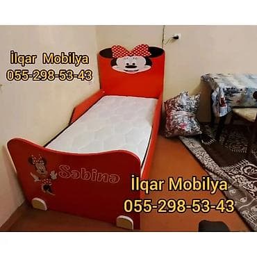 ucuz krafat: Oğlan və qız üçün, Yeni, Çarpayı, Bazasız, Matrassız, Siyirməsiz — 6