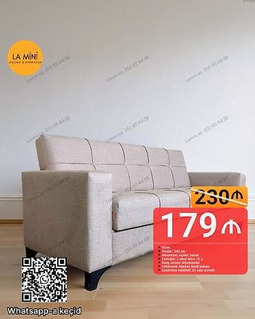 köhnə divanlar: Divan, Açılan, Bazalı, Şəhərdaxili pulsuz çatdırılma — 1