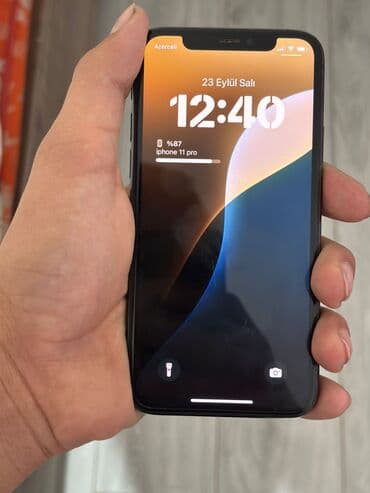 qeydiyatsız iphone: IPhone 11 Pro, 256 GB, Jet Black, Face ID — 2