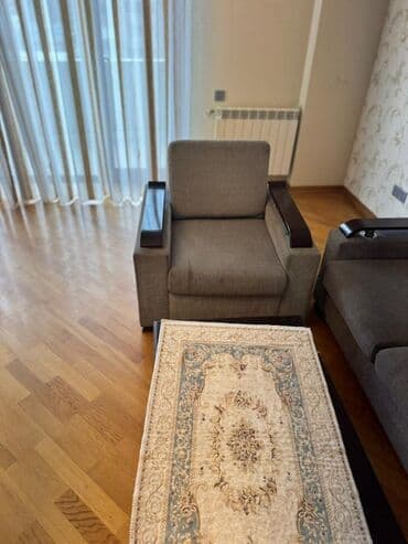 qoz sındıran: Qonaq otağı mebel dəsti - Material: MDF/laminat kombinasiyası, tünd — 6