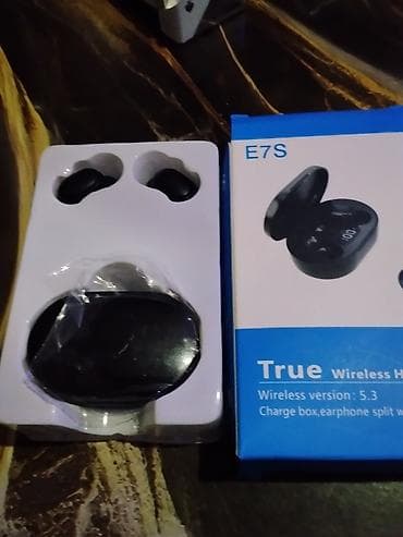 E7S True Wireless qulaqlıq - Versiya: Bluetooth 5.3 - Tam simsiz