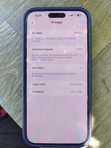 iphone 8pulus: IPhone 17 Pro Max, 256 GB, Blue Titanium, Barmaq izi, Face ID, Sənədlərlə — 8