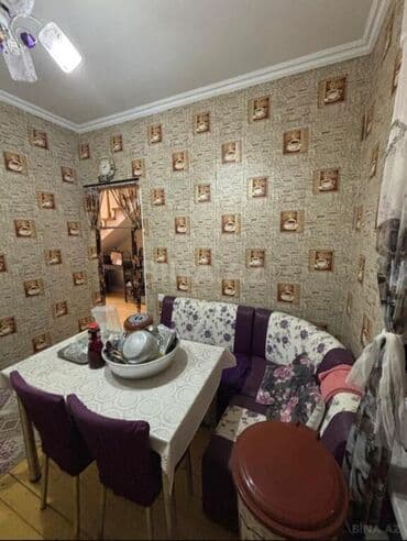 aile ucun kiraye evler 2023: 2 otaqlı mənzil – tam mebellə - Geniş və işıqlı zal: L formalı yumşaq — 9