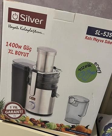 Yenidir . endirim olacaq Silver SL-535 Katı Meyvə Sıxanı - Güc: 1400