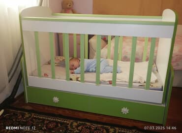 ana bala tortu: Oğlan və qız üçün, Yeni, Dördbucaq, Beşik, Matras ilə — 2