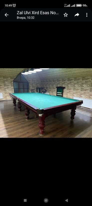 Digər xidmətlər: Bilyard stollarinin temiri qurawdrilmasi. Parcalarin deyiwdrilmesi — 5