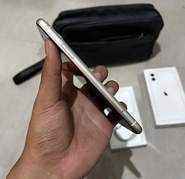 iphone 1q: IPhone 11, 128 GB, Ağ, Zəmanət, Simsiz şarj, Face ID — 3