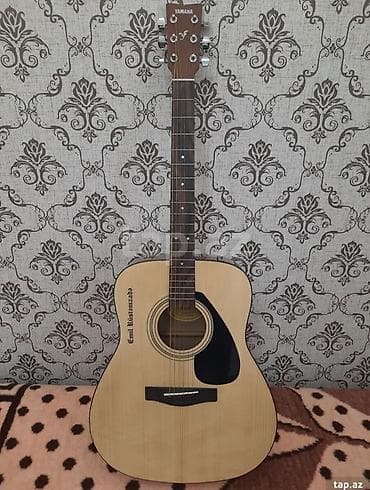 gitara capo: Akustik gitara, Yamaha, 6 sim, İşlənmiş, Ünvandan götürmə, Pulsuz çatdırılma — 1
