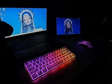 lenevo b590 keyboard: Şekildeki klaviatura Yeni Minimalist və Qəşəng Daşına bilən 60 faizli — 1