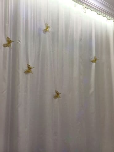 tül parçalar: Yeni, Tül, rəng - Bej, Pulsuz çatdırılma — 5