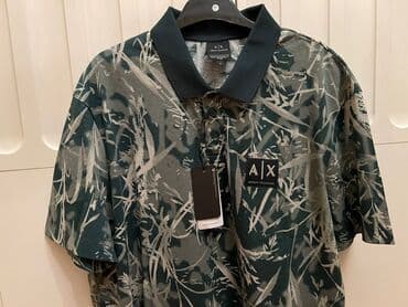 kişi köynəkləri: Polo köynək, Armani Exchange, L, rəng - Yaşıl — 1
