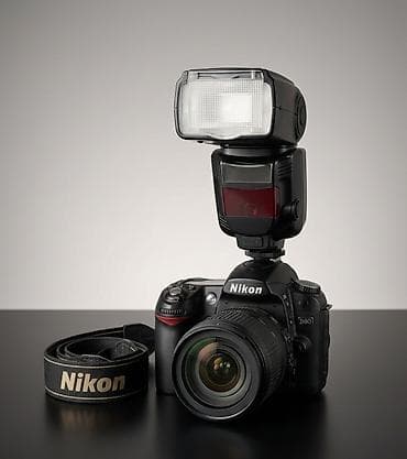 Nikon D80 DSLR fotoaparat dəsti - Korpus: Nikon D80, üst hissədə