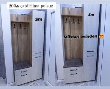 Bitkilər: Açılan, 1 qapı Düz dolab, Dolab-asılqan — 1