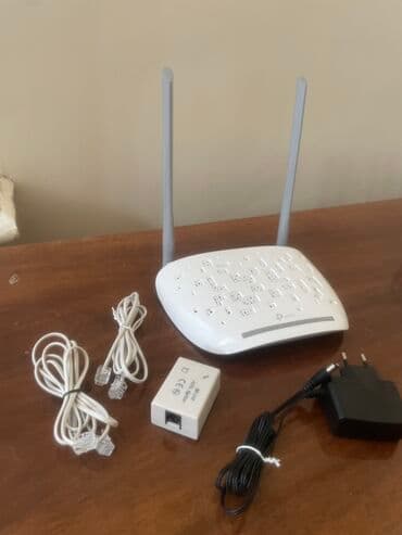 TPlink modem 2 anten. 1 ay istifade olunub yenidir. Almaq fikri olan