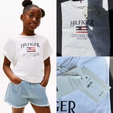 qiz ucun hediyyeler: Futbolka, Qız üçün, 6 - 7 yaş, Tommy Hilfiger — 1