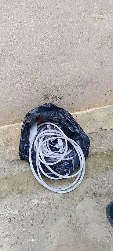 2ci el perde: LED şlanq gizli işıq - Rəng: ağ işıqlı (şəffaf korpus) - Uzunluq — 1