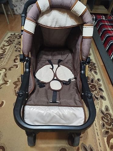 adamex galactic universal arabalar: Uşaq arabası – GALAXY Baby Artima - Rəng: qəhvəyi/bej tonları — 3