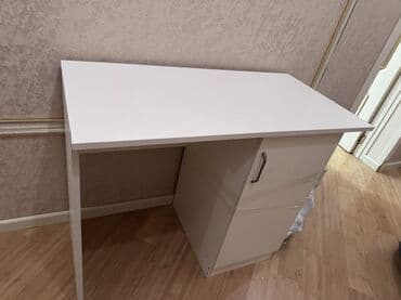 komputer masası: Ofis dəsti: kompüter masası və kreslo ikisi 100 azn tek tek alınsa — 3