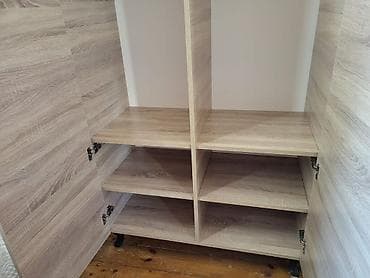 Yeni, 2 qapılı, Qəhvəyi, Digər material, Açılan, Düz dolab — 2