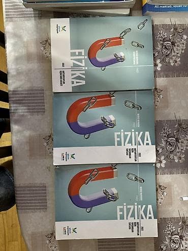Fizika üzrə test vəsaitləri toplusu. Şəkillərdə aşağıdakı fizika