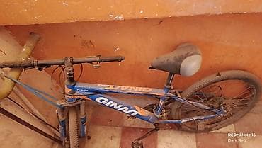 vals: Velosiped – GINAT (MTB tipli) - Rəng: mavi-narıncı loqo və detallar - — 4