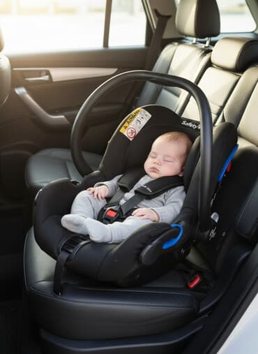 кресло для ребенка в машину: Safety 1st uşaq avtokreslosu – portativ körpə daşıyıcısı - Rəng: qara — 1