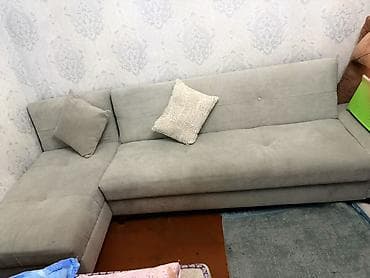 mebilər: Künc divan – boz rəng, müasir minimal dizayn2.30/1.30a ölçüsü Tep — 2