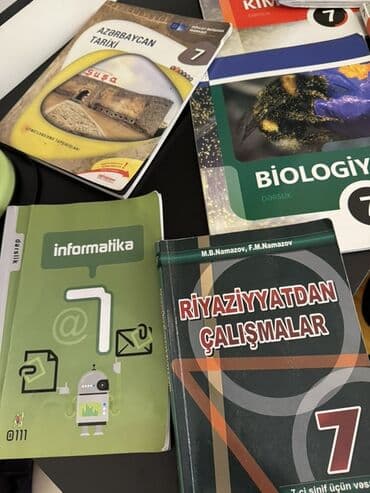 az tarixi 7 ci sinif metodik vesait pdf: 7-ci sinif dərs vəsaitləri toplusu. Biologiya, fizika, kimya, ümumi — 2