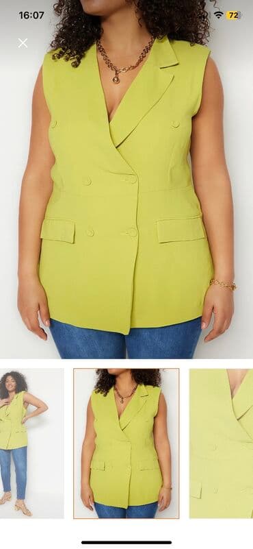 şuba jilet: Razmer etiketdə 50 yazılsa da 38-40 ölçüyə uyğundur — 2