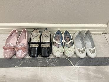 Uşaq qızlar üçün baletka Çəhrayı Angels firması- 28 razmer Qara