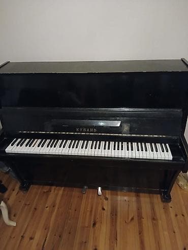 ses mixeri: Upright pianino – “Кубань” markası - Korpus: klassik qara rəngli — 4