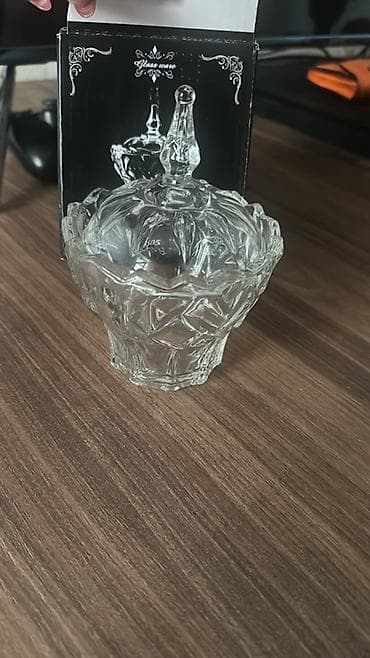 şuşə banka: Hamisi birlikde 20 manat Şüşə mətbəx qabları dəsti - Materiаl: qalın — 3