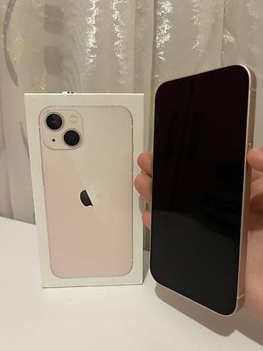 apple qulaqliq: IPhone 13, 128 GB, Starlight, Face ID — 4