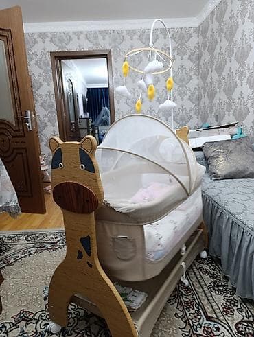 islenmis taxta dikt: Oğlan və qız üçün, Yeni, Dördbucaq, Beşik, Dəst ilə, Matras ilə, Yellənmə mexanizm ilə — 1