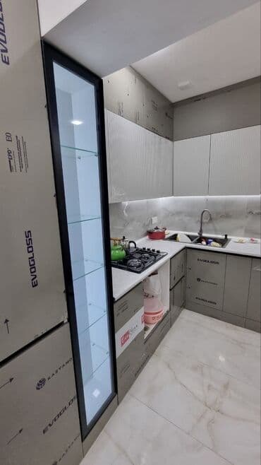 metbext mebeleri: Sifarişlə mətbəx dəsti, Özü çəkən petlələr, Sadə laminat, Kredit yoxdur, Pulsuz çatdırılma — 5