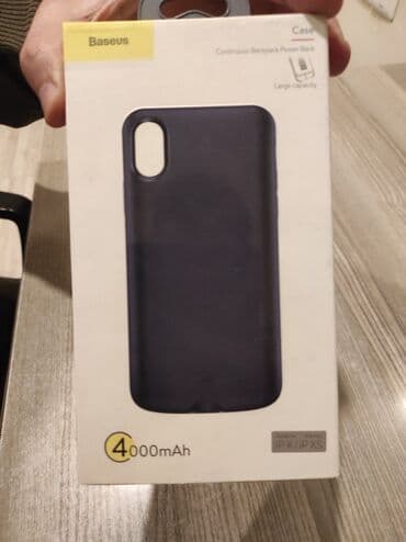 Iphone X; XS modelleri ucun kabura powerbank 4000 mAh