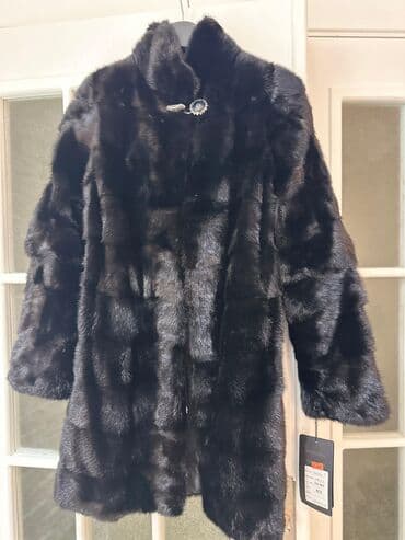Digər qadın geyimləri: Kürk, L, rəng - Qara — 3