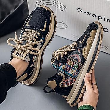 piton ayaqqabı: Unisex idman ayaqqabısı – etnik naxışlı dizayn OLCUlER 40-44 - — 1