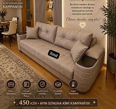 oyal ruçka: Modern dizaynlı divan - Yumşaq, rahat oturacaq zonası - Yüksək — 1