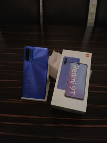 Redmi 9T, 64 GB, rəng - Göy, Barmaq izi, İki sim kartlı, Face ID