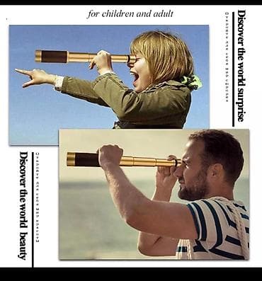 binokl: Korsan teleskopu korpus metal uzu deridi! Cox aydin gosderir! — 2