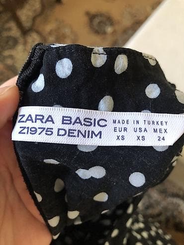zara: ZARA BASIC Z1975 kolleksiyasından qadın donu. - Rəng və naxış: qara — 4