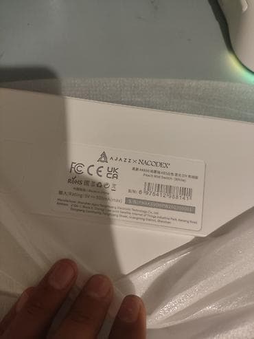 ucuz macbook: AJAZZ x NACODEX AK690 mexaniki klaviatura (IISTIFADE OLUNMAYIB) - — 3