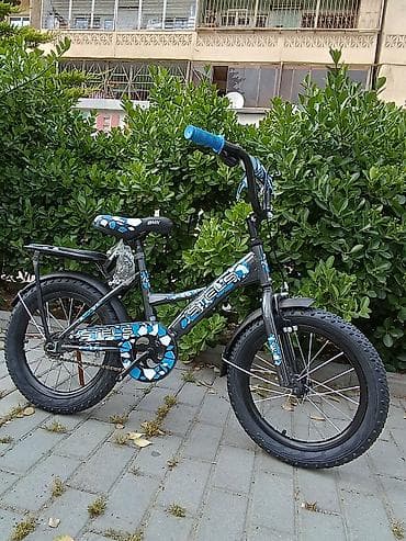velosiped ural: Yeni İki təkərli Uşaq velosipedi 16", sürətlərin sayı: 1, Ödənişli çatdırılma — 6