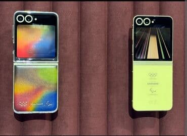 samsung z flip 5 qiymeti irşad: Samsung Z Flip, 512 ГБ, цвет - Желтый, Сенсорный, Face ID, Отпечаток пальца — 2