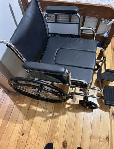 Təkərli əlil arabası – evdə və klinik istifadə üçün rahat model — 2