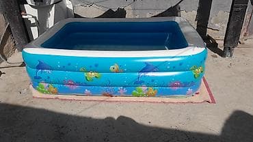 basen intex: Şişmə ailə hovuzu + elektrik nasosu dəsti - Brend: InTime Plastics — 2