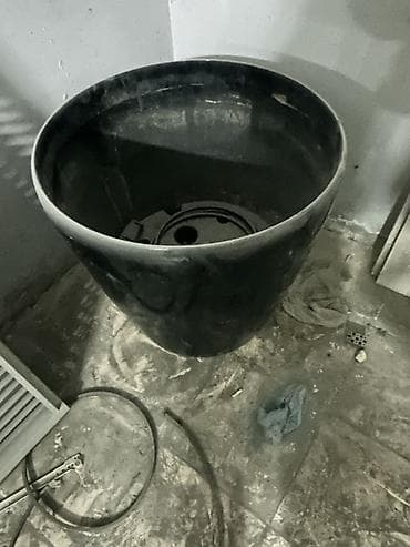 Tinglər: Böyük ölçülü dekorativ çiçək qabı - Material: sərt plastik/kompozit - — 2