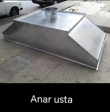 Оборудование для мойки: Sənaye mətbəxləri üçün havalandırma və tüstü sorucu başlıqlar - — 1