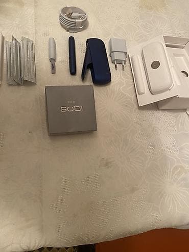 iqos lil: IQOS 3 DUO toplusu – tünd mavi Qeyd: Heets siqareti ile cekilir — 3